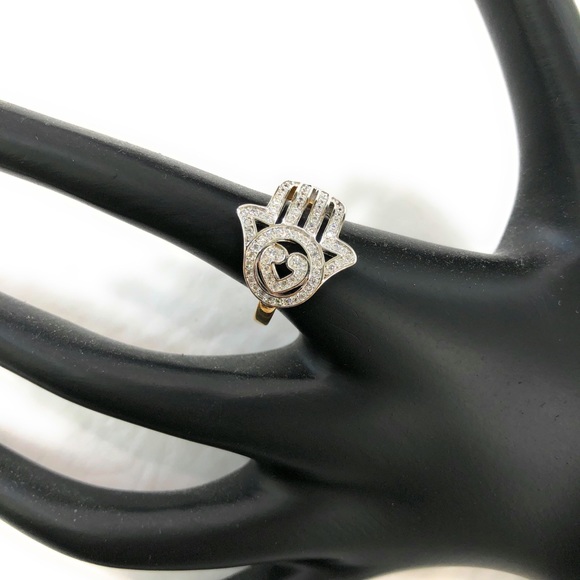 Hamsa Hand women’s rings size 8 - Picture 4 of 4